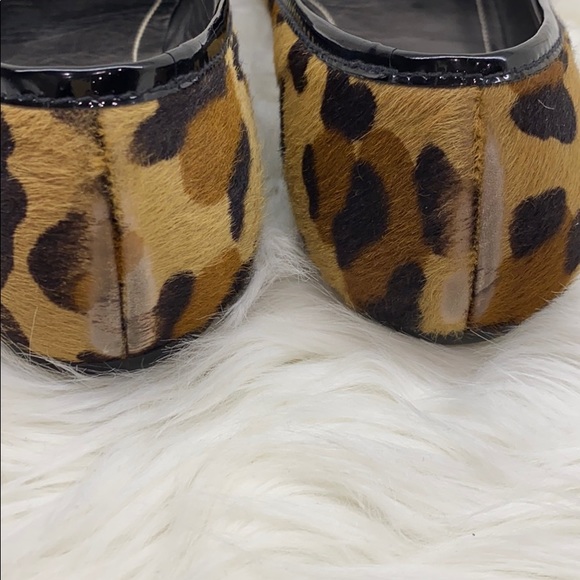 {THE ORIGINAL CAR SHOES} Leopard and Black flats - Picture 5 of 8